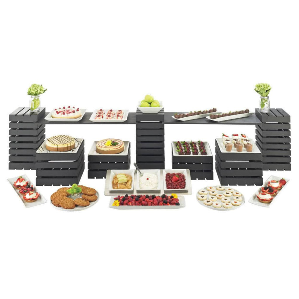 Bamboo Rectangular Riser Shelf U4177
