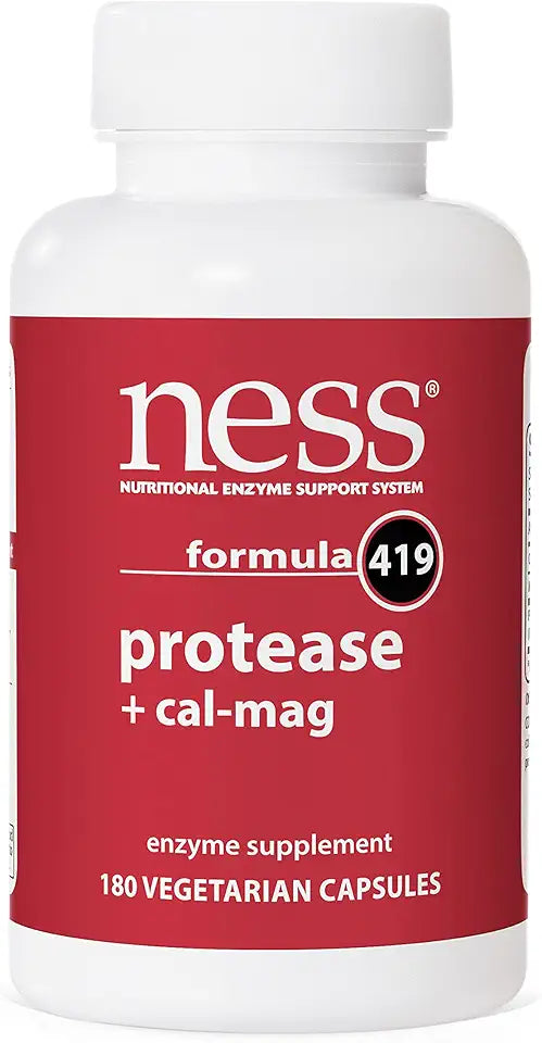 Protease with Cal-Mag 180 VegiCaps G479