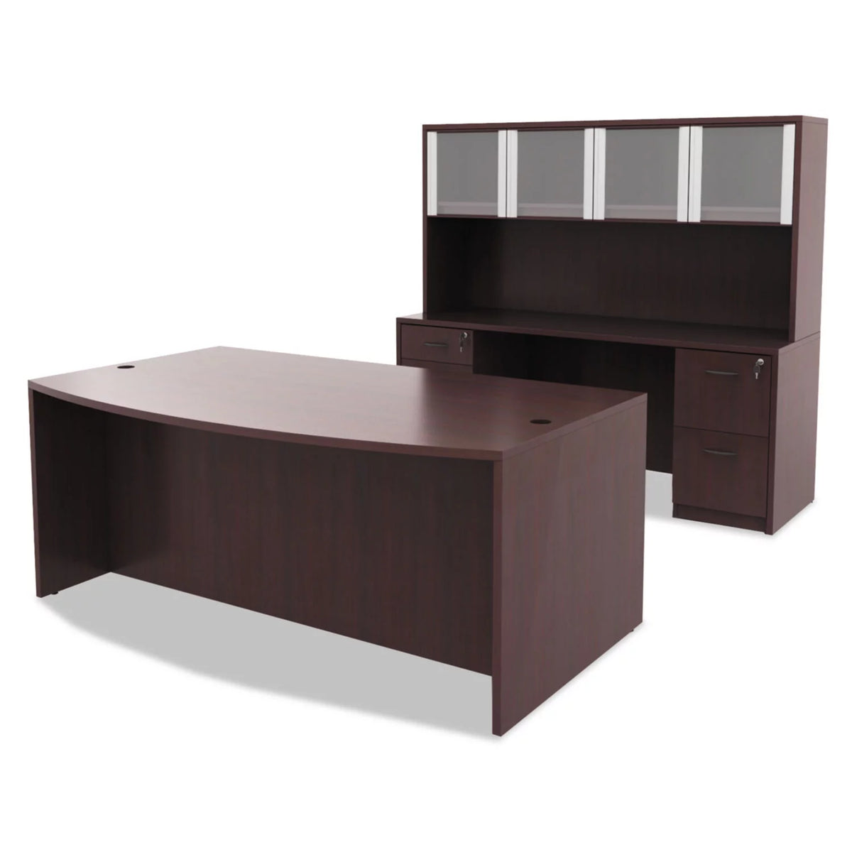 Mahogany Credenza Shell C672