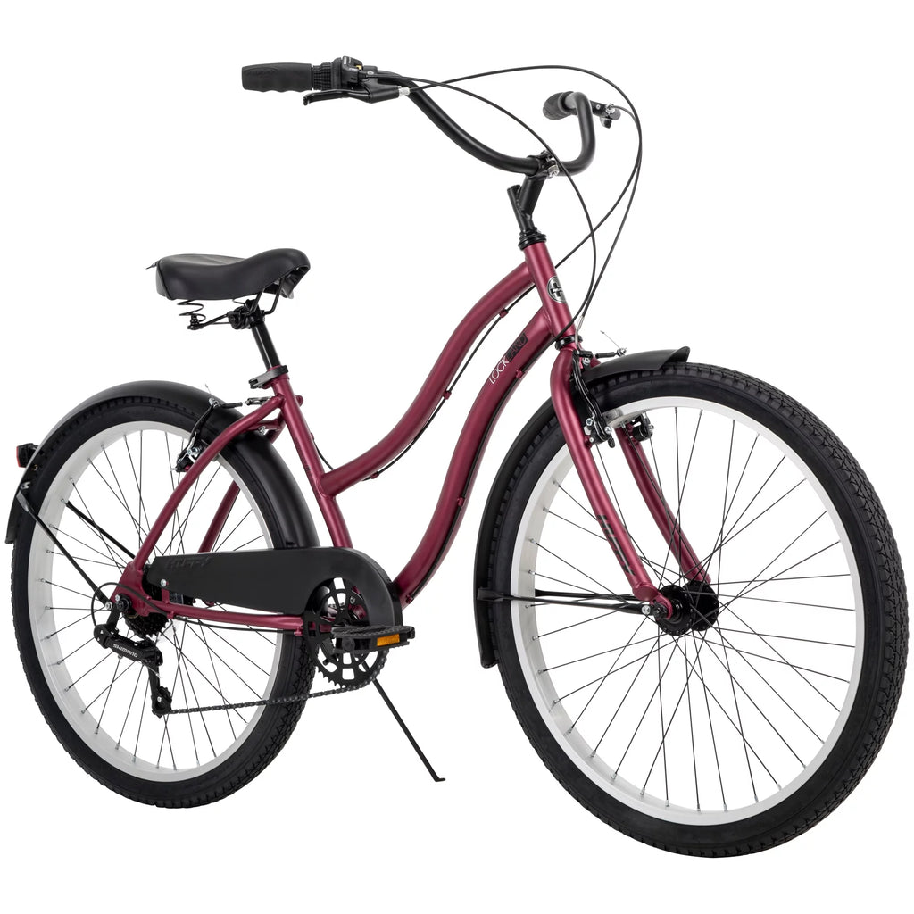 Pink 26-inch 7-speed Cruiser Bike U38311