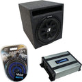 Single 10 Car Stereo Sub Box Enclosure and Amp Z223696
