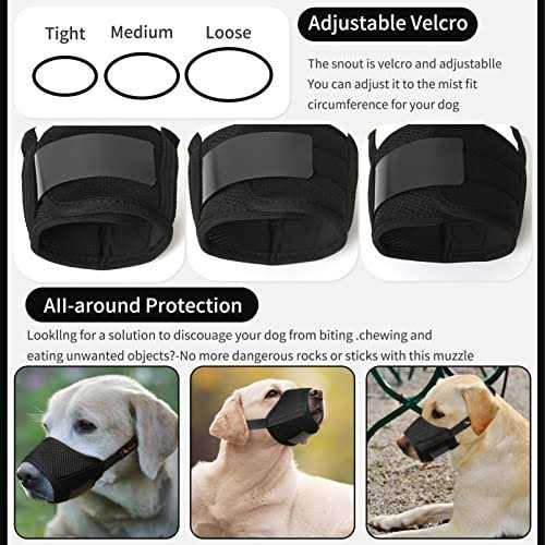 Soft Nylon Adjustable Dog Muzzle V171262