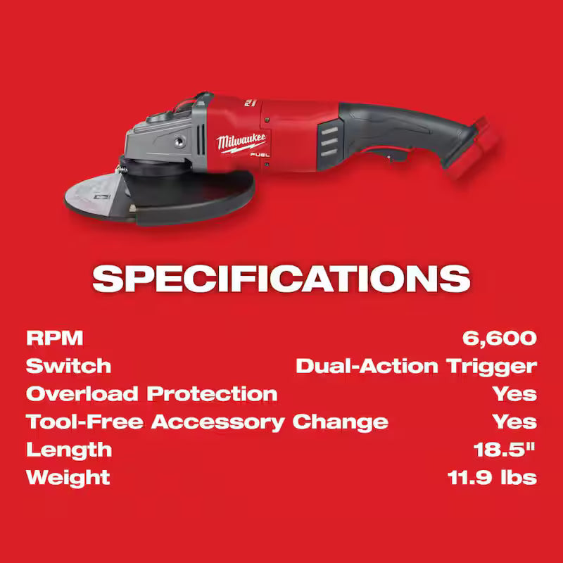 18V Lithium-Ion Brushless Cordless Angle Grinder H2224