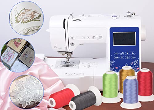 63 Colors Polyester Embroidery Machine Thread Kit 40 Weight M298380