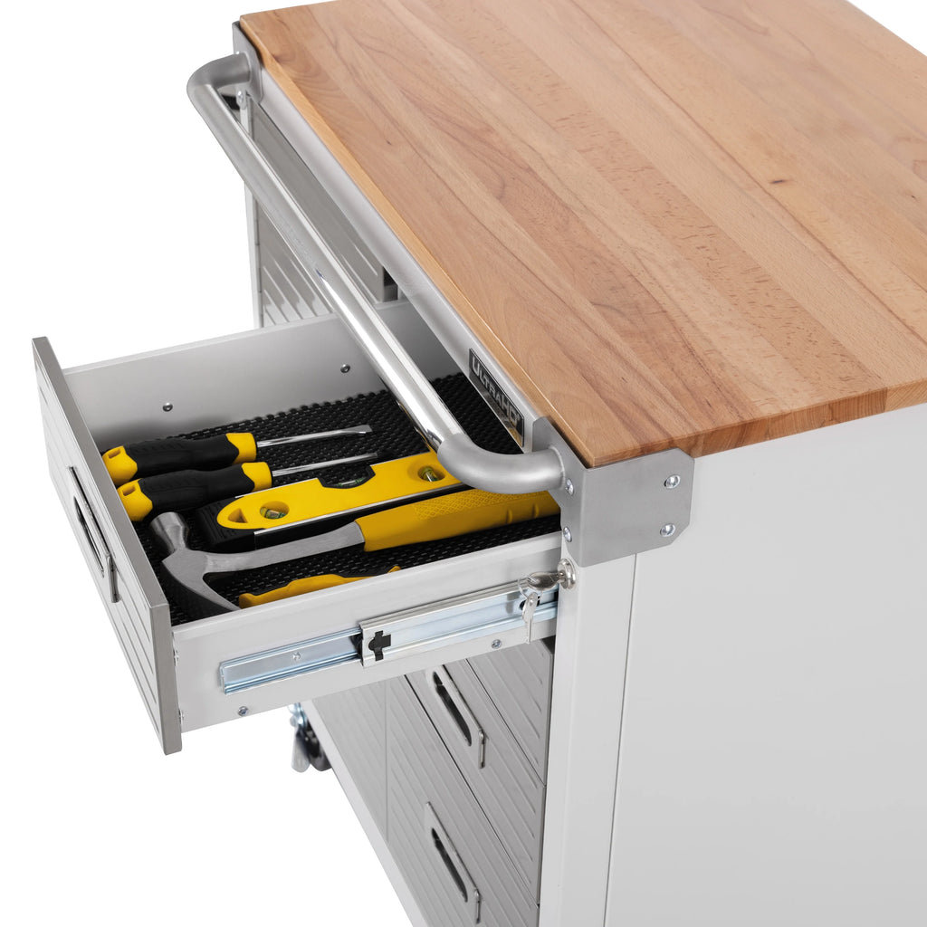 4 Drawer Rolling Storage Cabinet with Key Lock K758