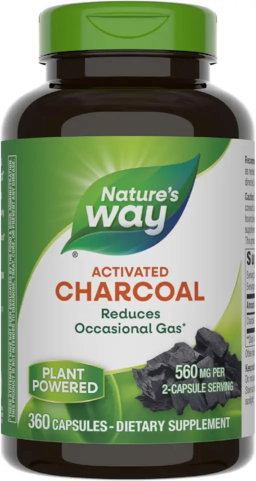 Activated Charcoal 560 mg 360 Capsules P113