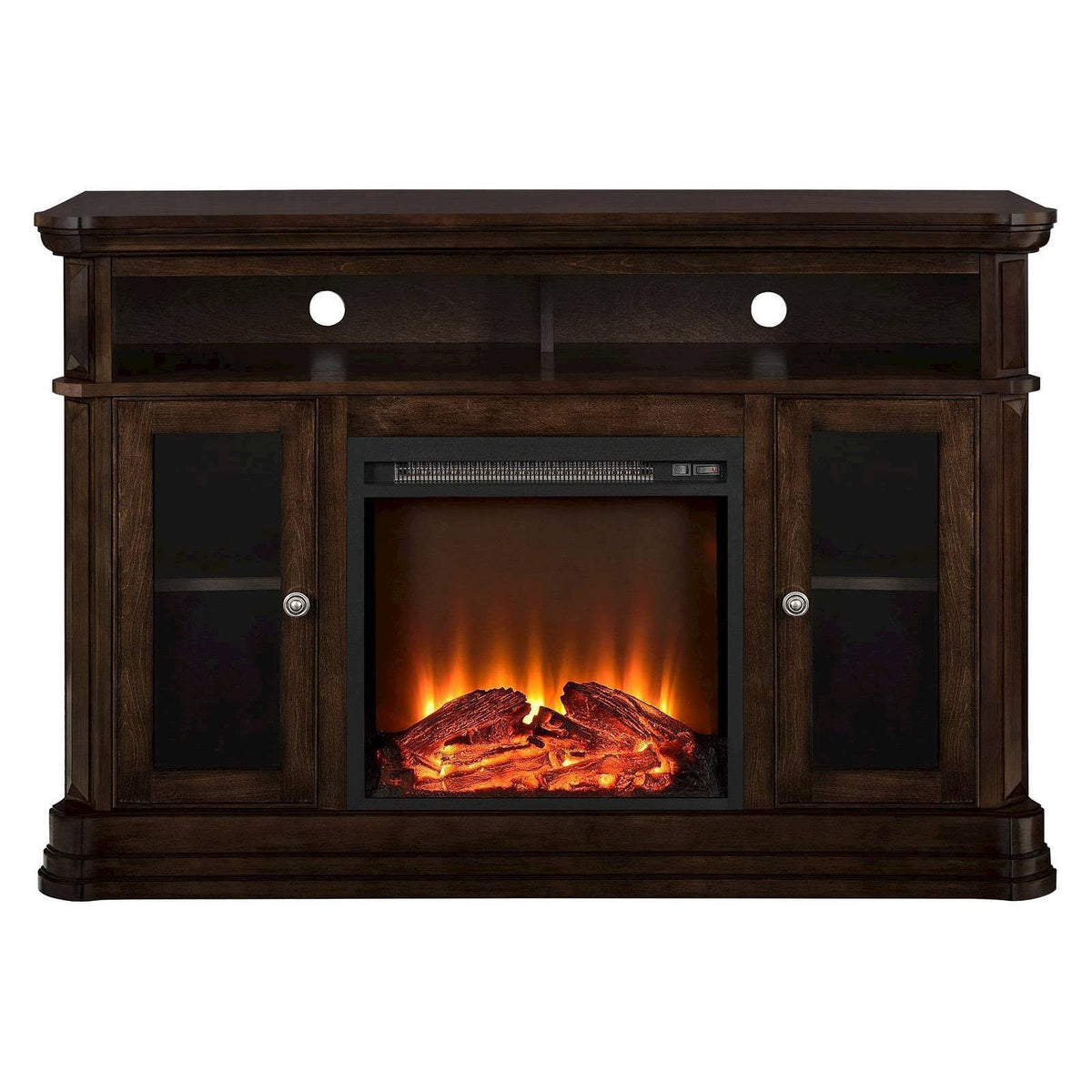 Espresso Fireplace TV Console N2655