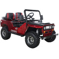 125cc Go Kart with 3-Speed Semi-Automatic Transmission and Reverse, 18" Aluminium Rim Wheels, Red Y129805