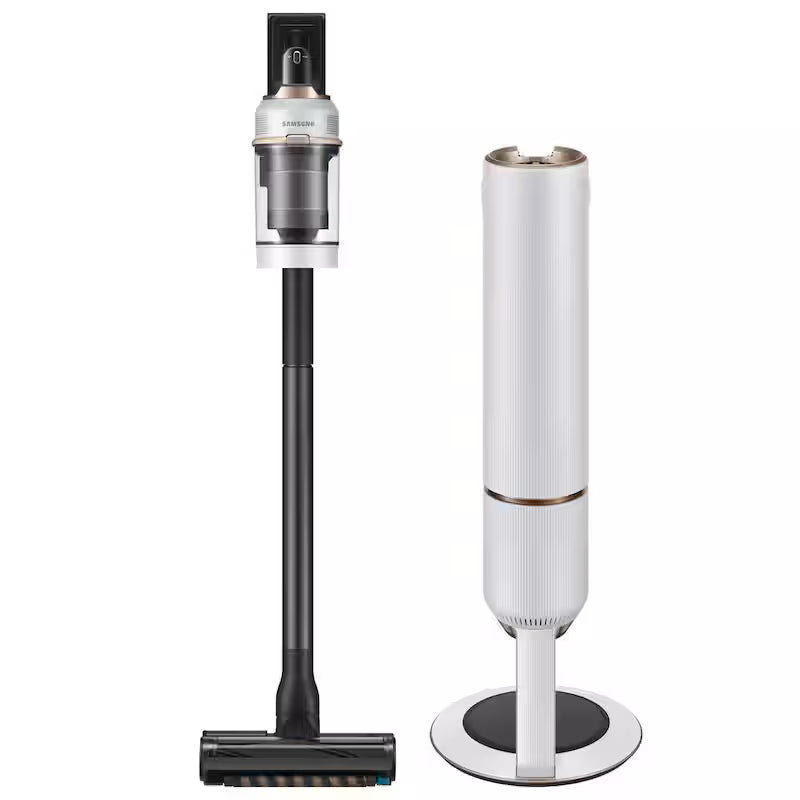 Cordless Stick Vacuum with Clean Station in Misty White G720459