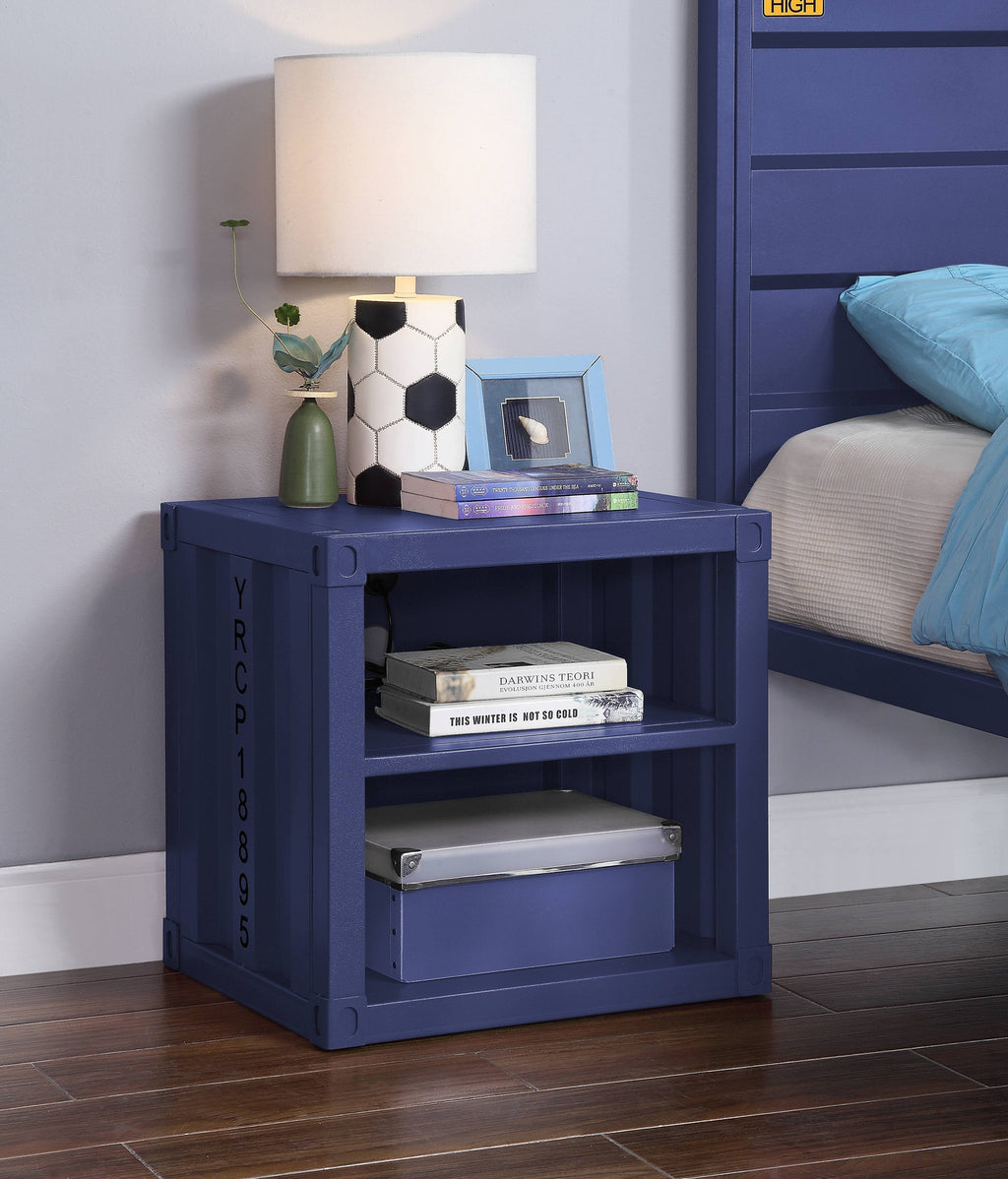 Blue Nightstand L858439