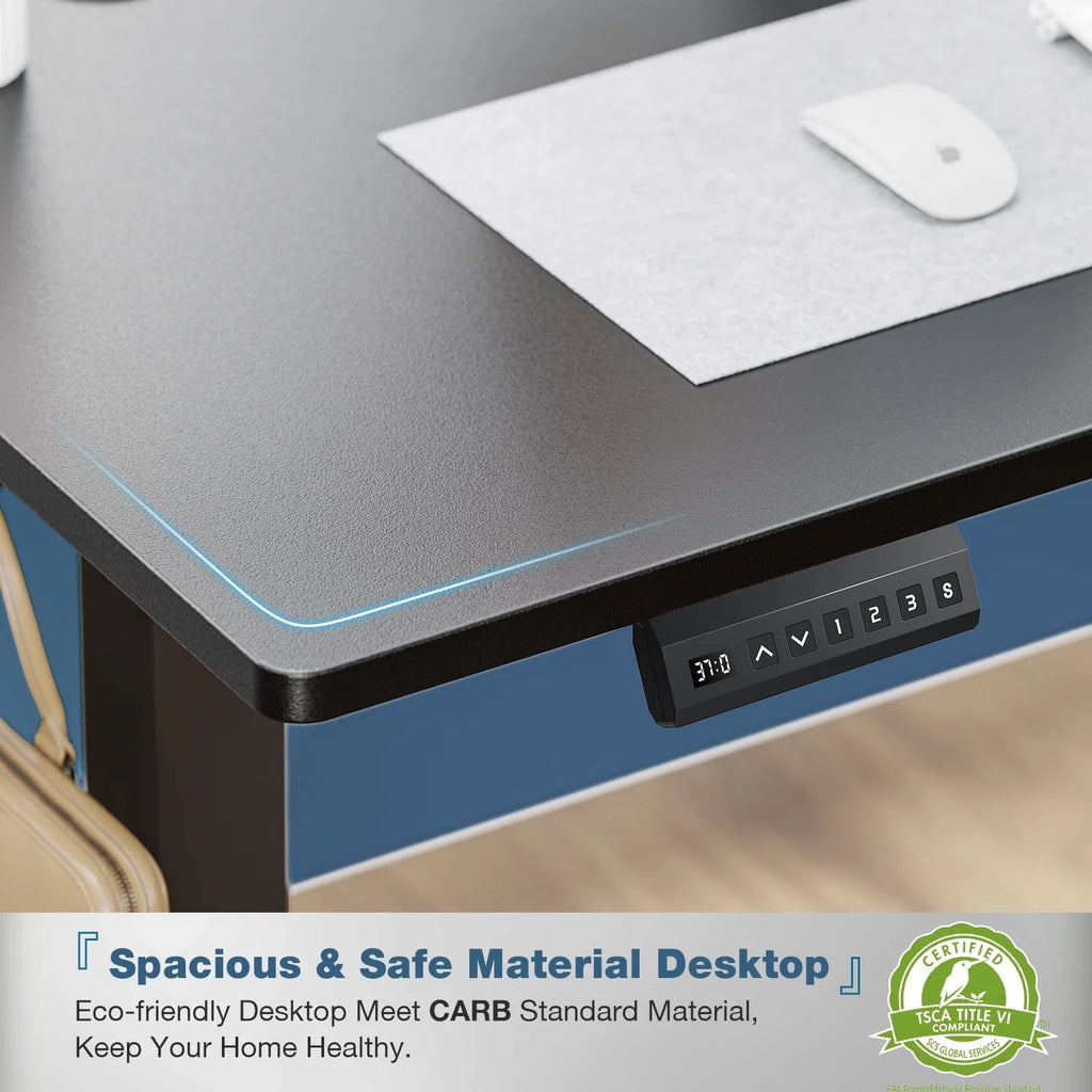 Electric Standing Desk, 40 x 24 Inches Height Adjustable Desk with Memory Preset G7155