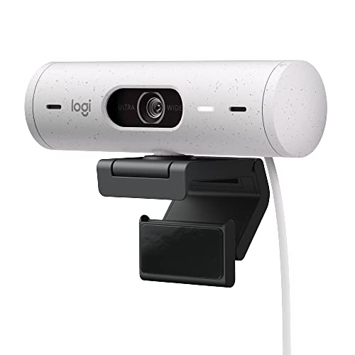 Full HD Webcam with Auto Light Correction, Privacy Cover, USB-C Cable - Rose P7117