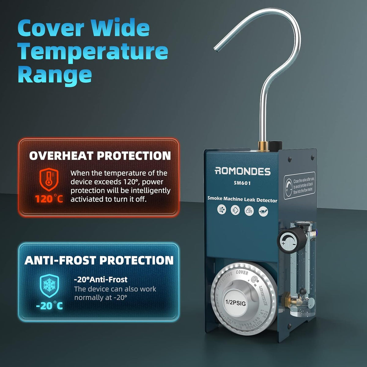 Automotive EVAP Smoke Machine Leak Detector Vacuum Leak Tester H1751