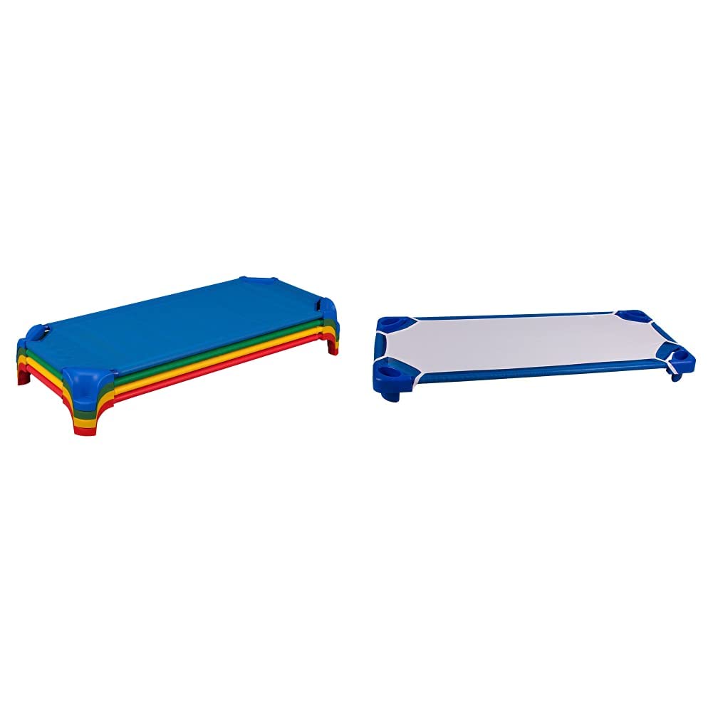 Stackable Daycare Cot with Easy Lift Corners (Pack of 4) B2850