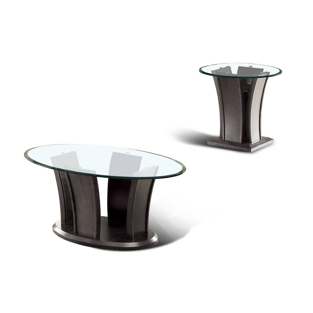 Grey 2-Piece Accent Table Set N751