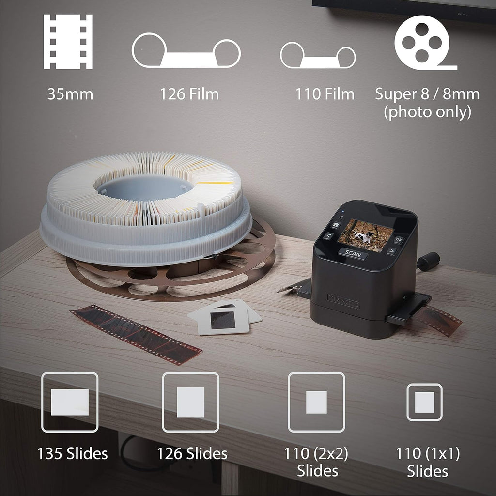 22MP Film & Slide Scanner with 2.4 LCD Screen P856441