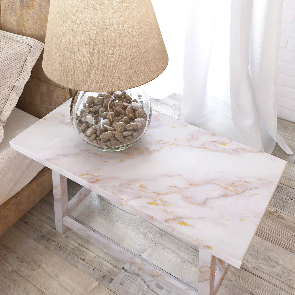 Gold White Marble Peel and Stick Contact Paper S86569