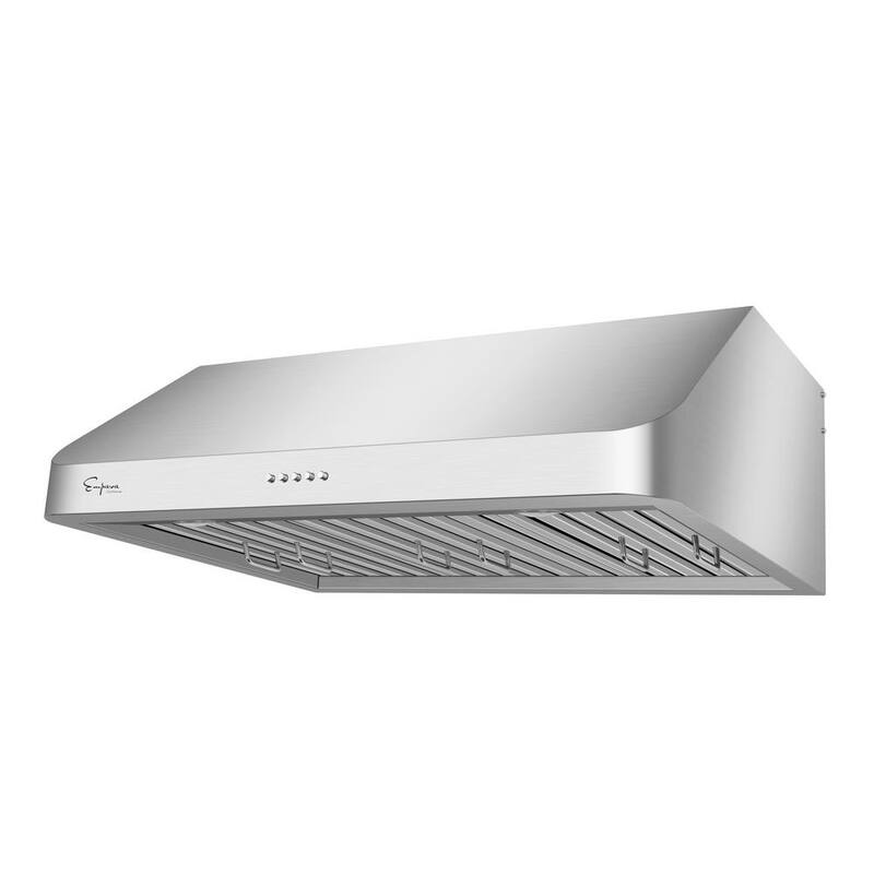 30 in. 500 CFM Ducted Under Cabinet Range Hood with LED Lights in Stainless Steel O247