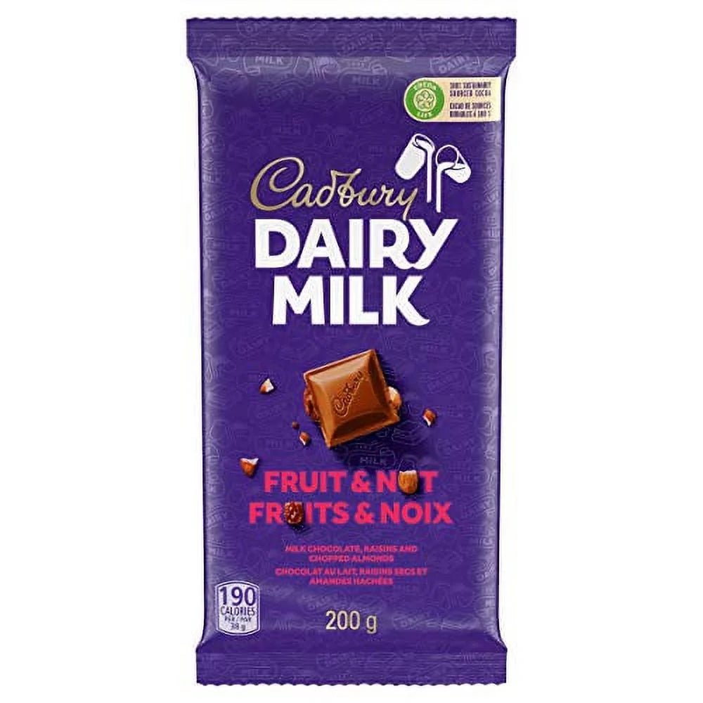 Dairy Milk Fruit & Nut Candy Bar 200G/7Oz W453720
