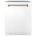 24 inch Tall Dishwasher with Champagne Bronze Handle D6682
