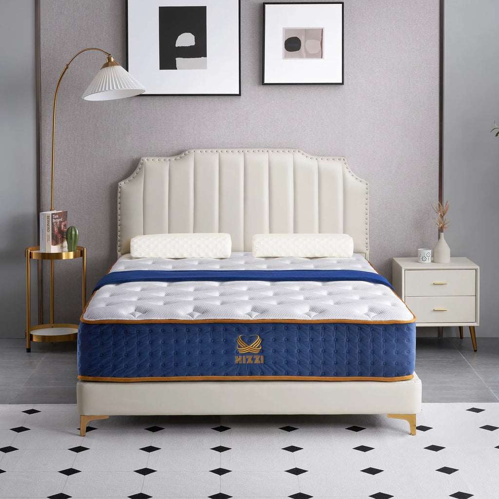 12 Inch Medium-Firm Hybrid Mattress with Cooling Gel Memory Foam C9358