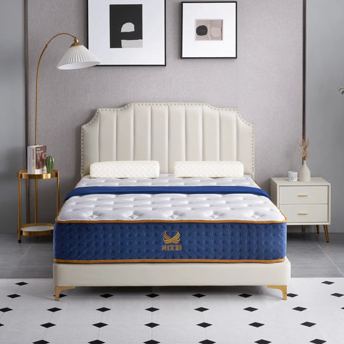 12 Inch Medium-Firm Hybrid Mattress with Cooling Gel Memory Foam C9358
