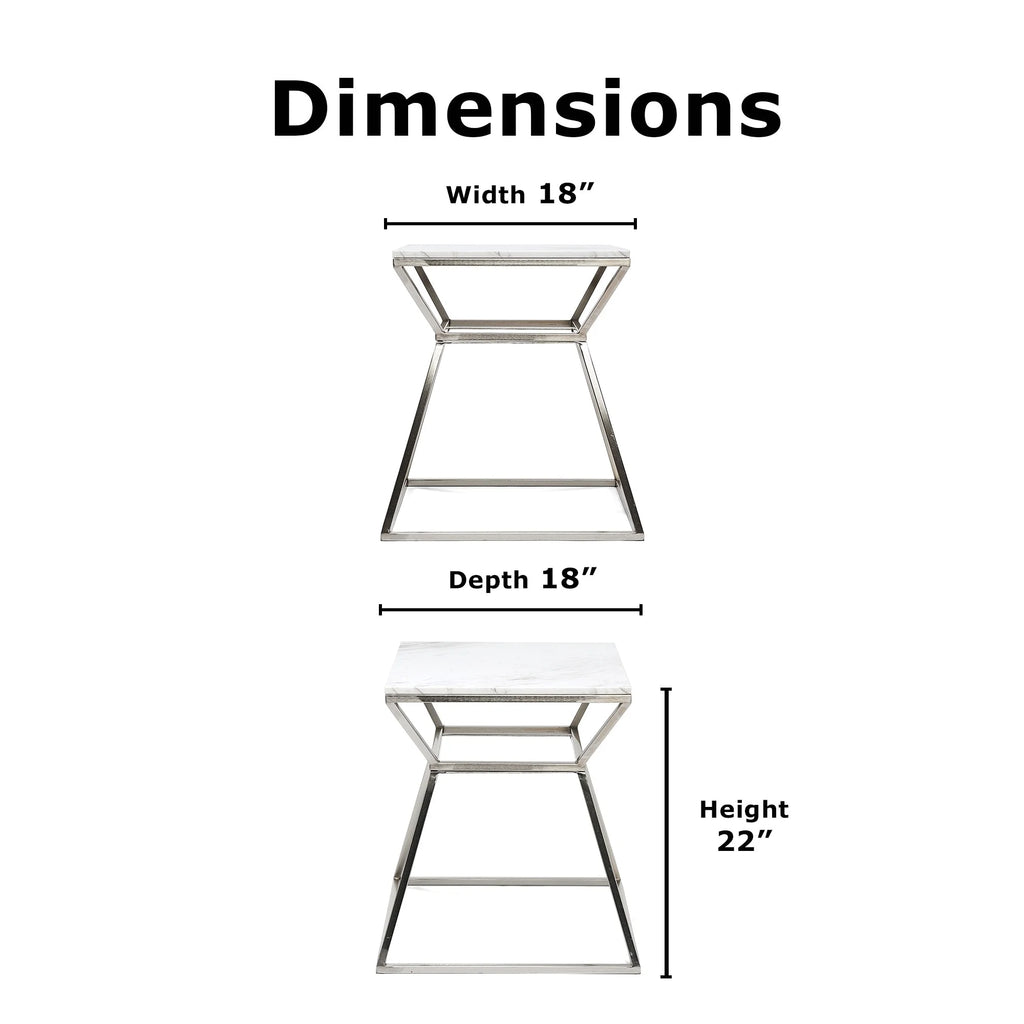 Marble Side Table L623