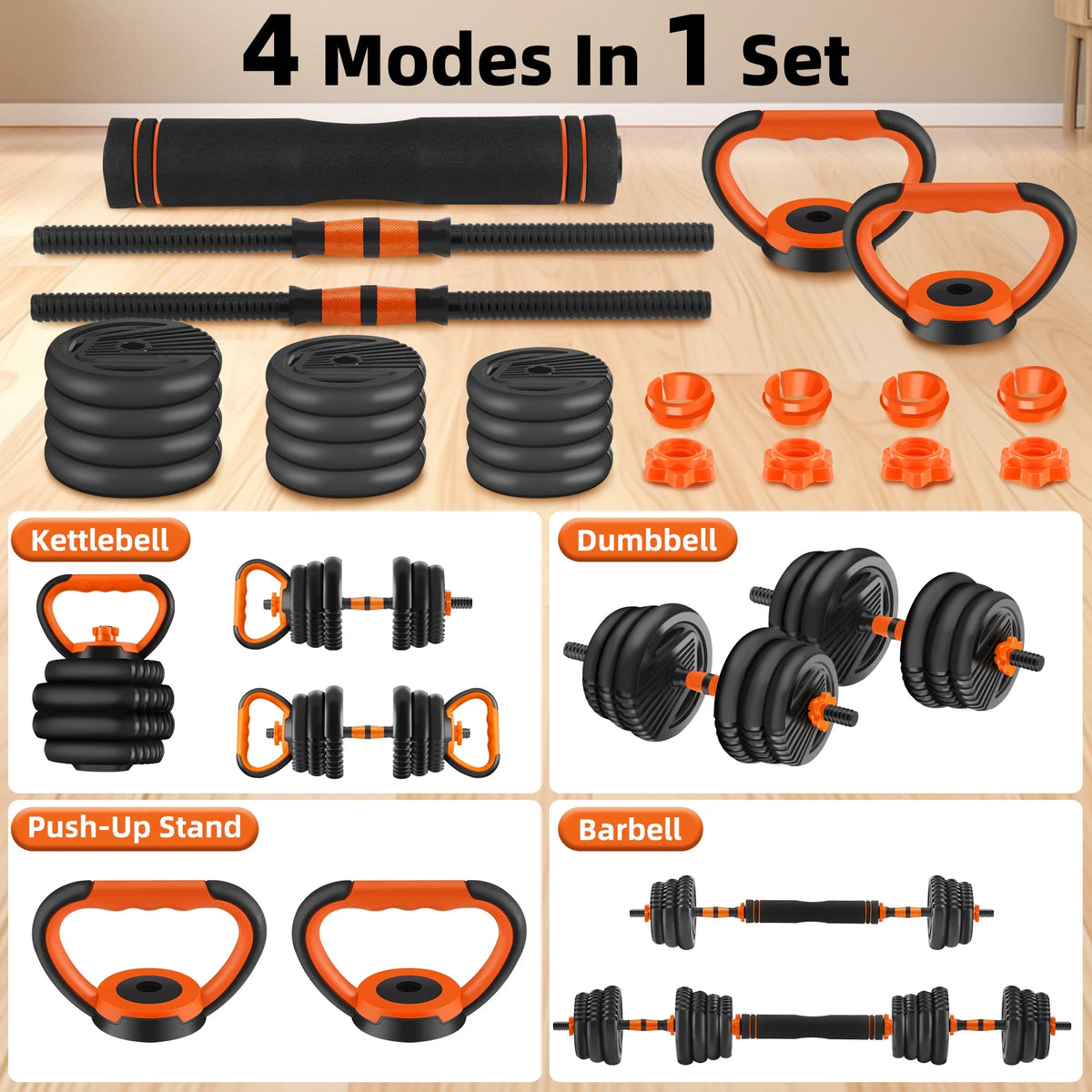 55 Lbs Adjustable Dumbbell Set A584