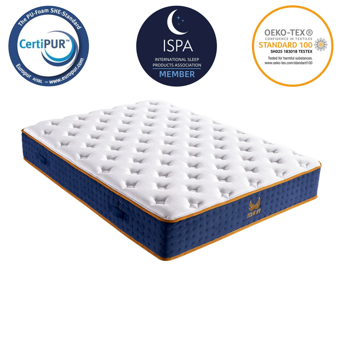 12 Inch Medium-Firm Hybrid Mattress with Cooling Gel Memory Foam C9358