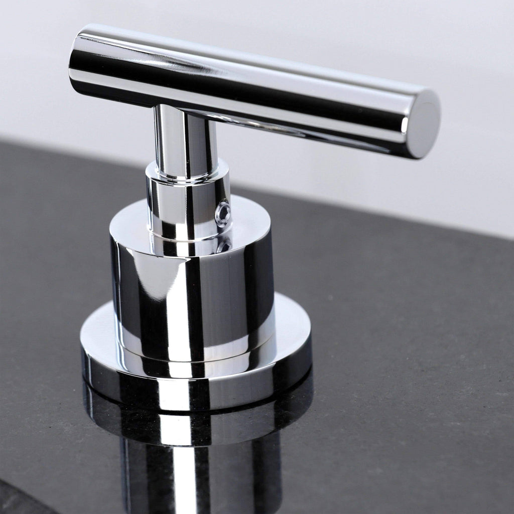 Widespread Bathroom Faucet with Pop-Up Polished Chrome B799