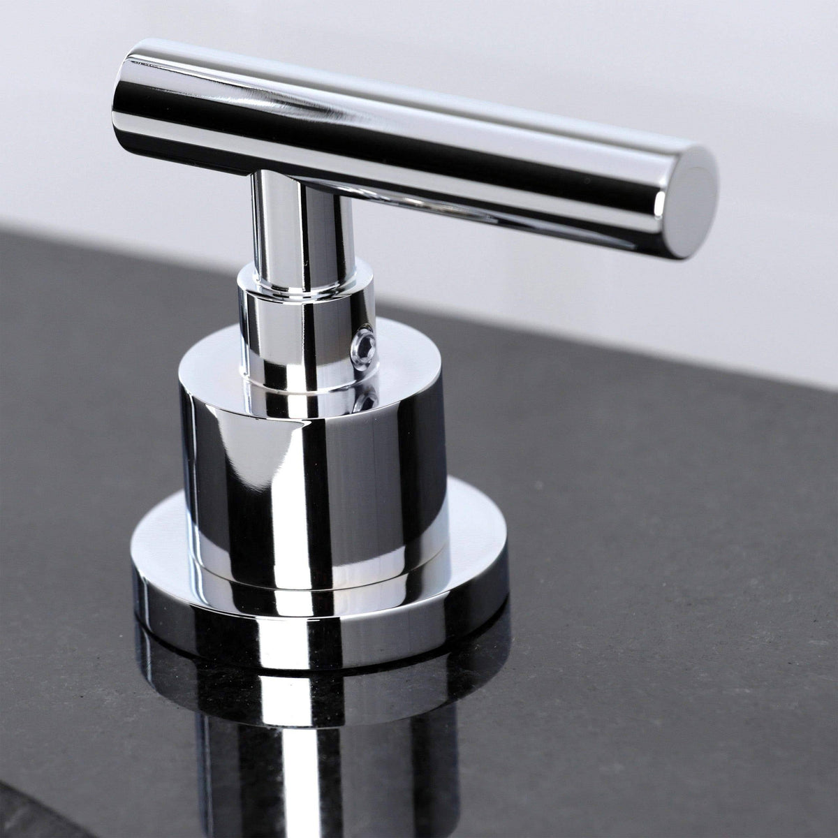 Widespread Bathroom Faucet with Pop-Up Polished Chrome B799