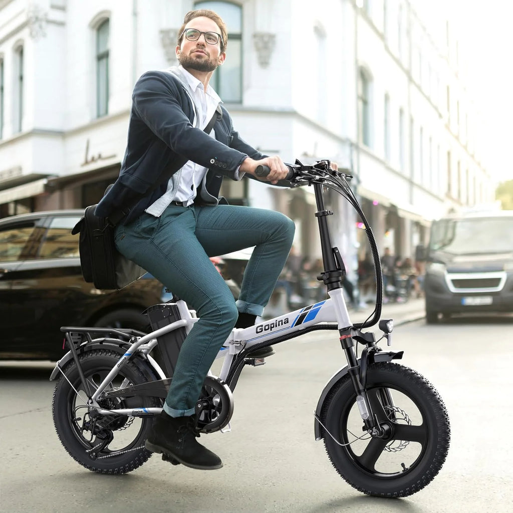 350W Fat Tire Folding Electric Bike A520