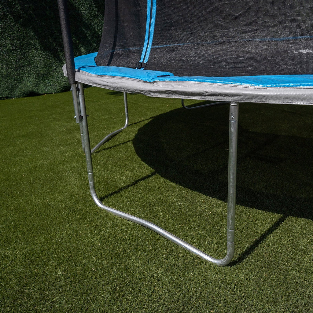 14ft Trampoline And Enclosure With Basketball Hoop E6381