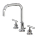 Widespread Bathroom Faucet with Pop-Up Polished Chrome B799