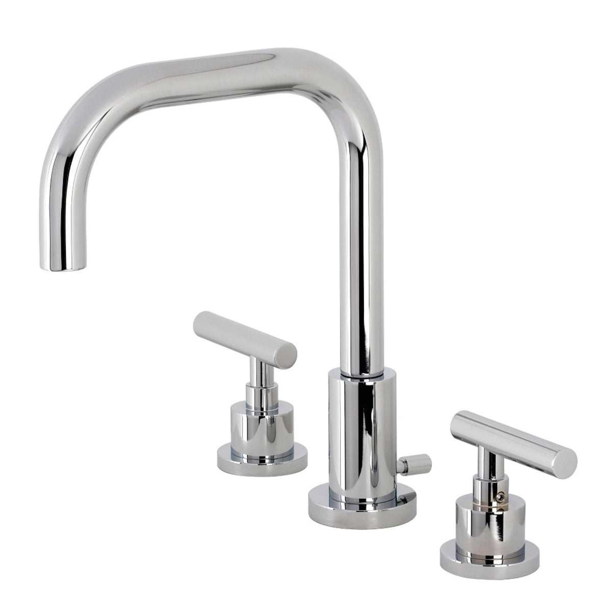 Widespread Bathroom Faucet with Pop-Up Polished Chrome B799