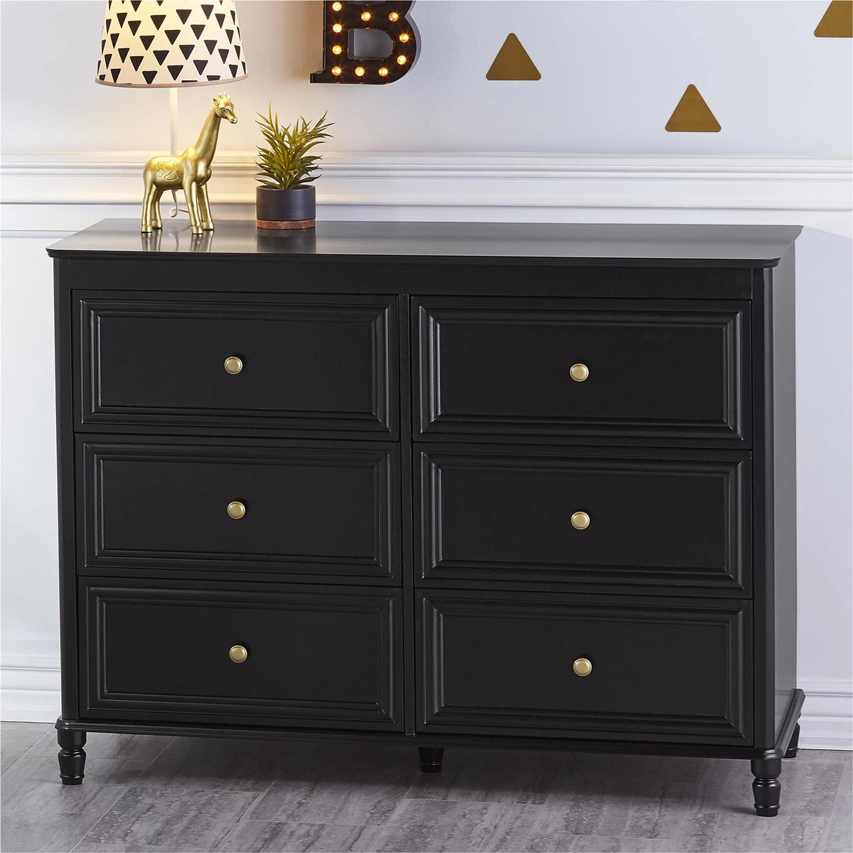 6 Drawer Ivory White Dresser H412266