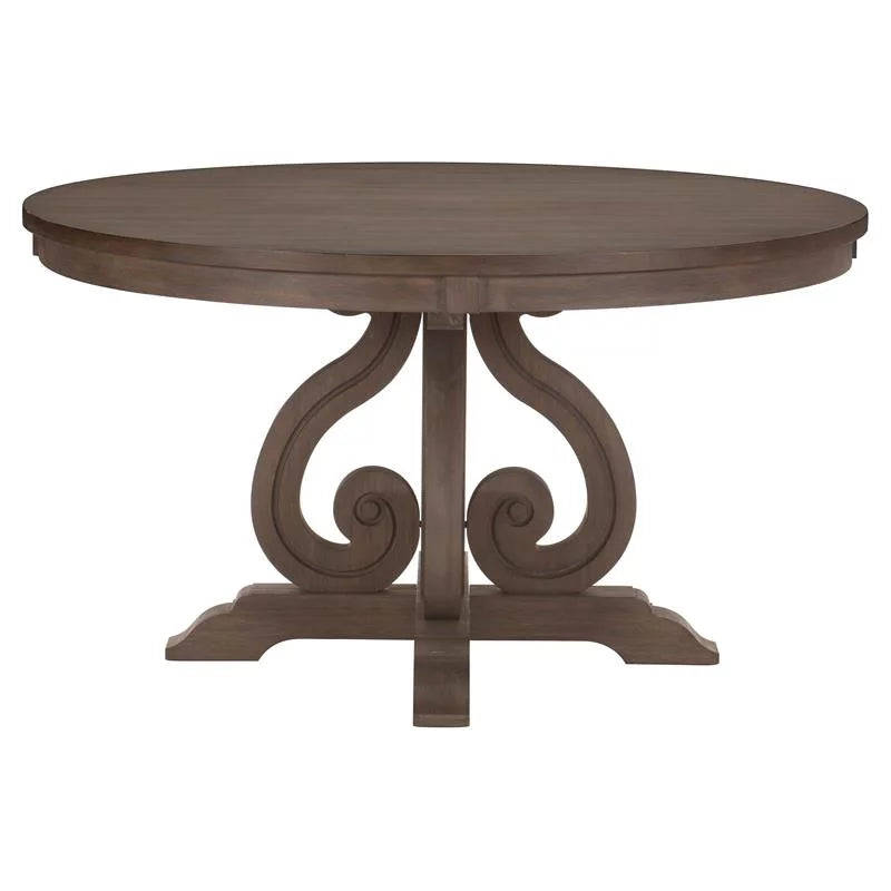 Wood Round Dining Table A286