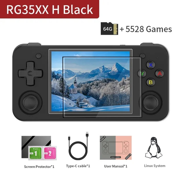Handheld Game Console 3.5 inch IPS Screen 3300mAh 64G A26697