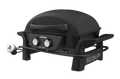 1 Burner Cast Aluminum Tabletop Propane Gas Grill Black F3669