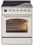 Antique White Induction Range with Electric Oven I2396