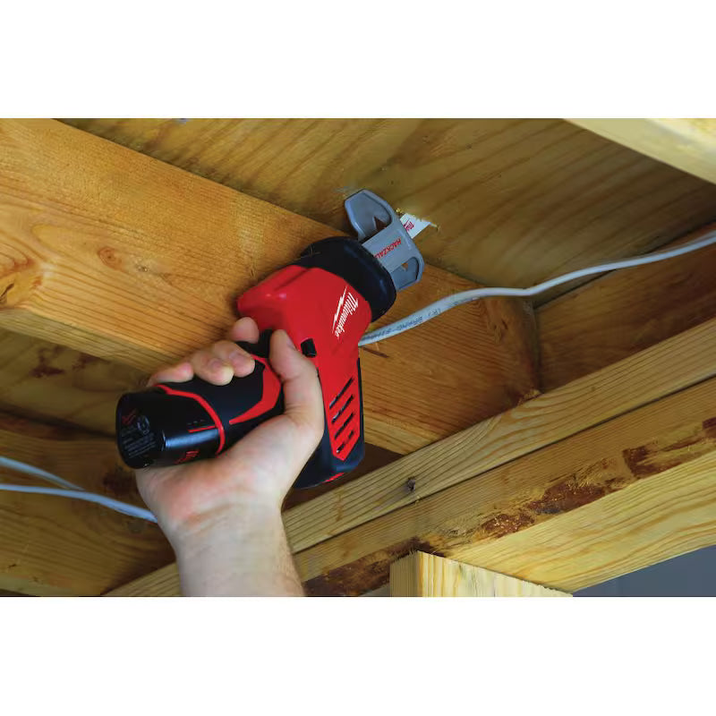 12V Lithium-Ion Cordless Drill Driver/Impact Driver Combo Kit with Reciprocating Saw X542