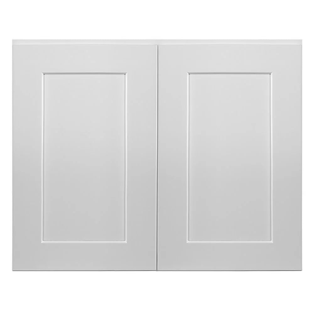 White Shaker Tall Wall Kitchen Cabinet 30x24x12 E958159