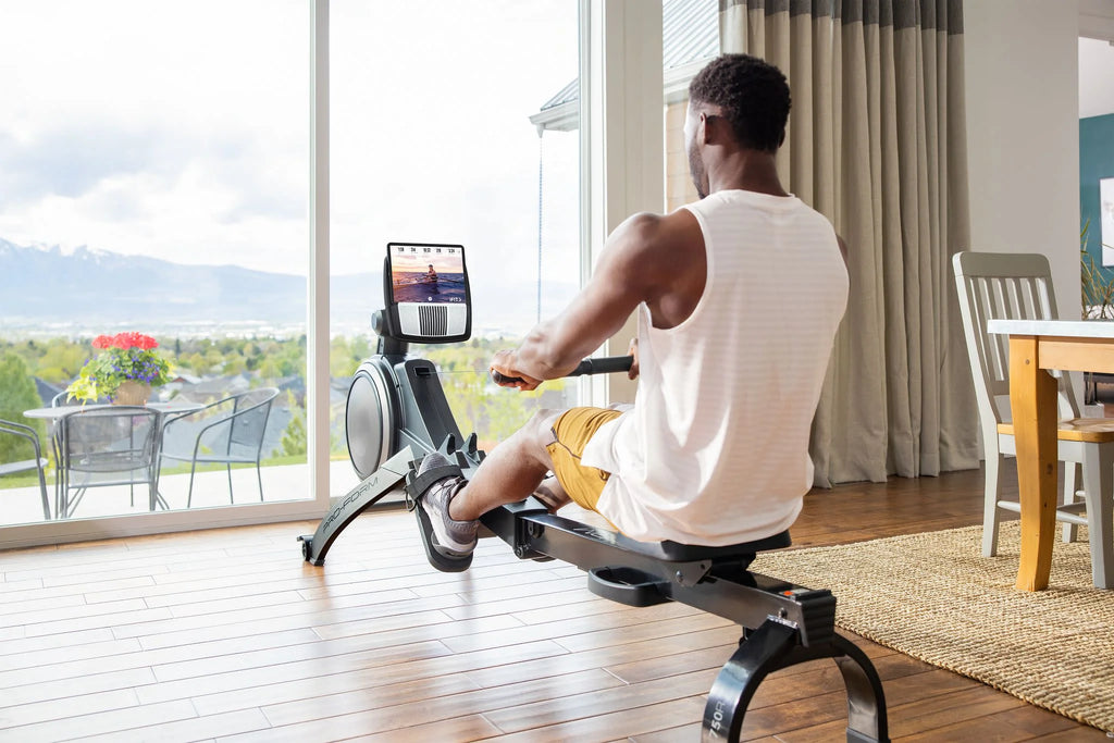 Rower with Display and Tablet Holder U981055
