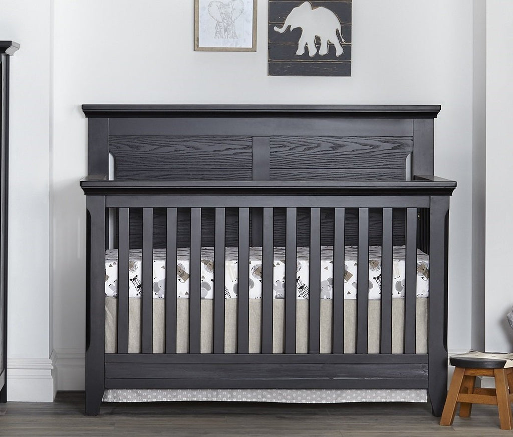 4 in 1 Convertible Crib Black W7102