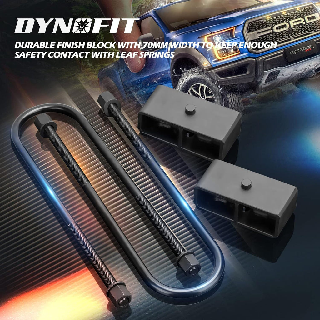 2 Inch Rear Lift Kit with Blocks and U-bolts Set I691173