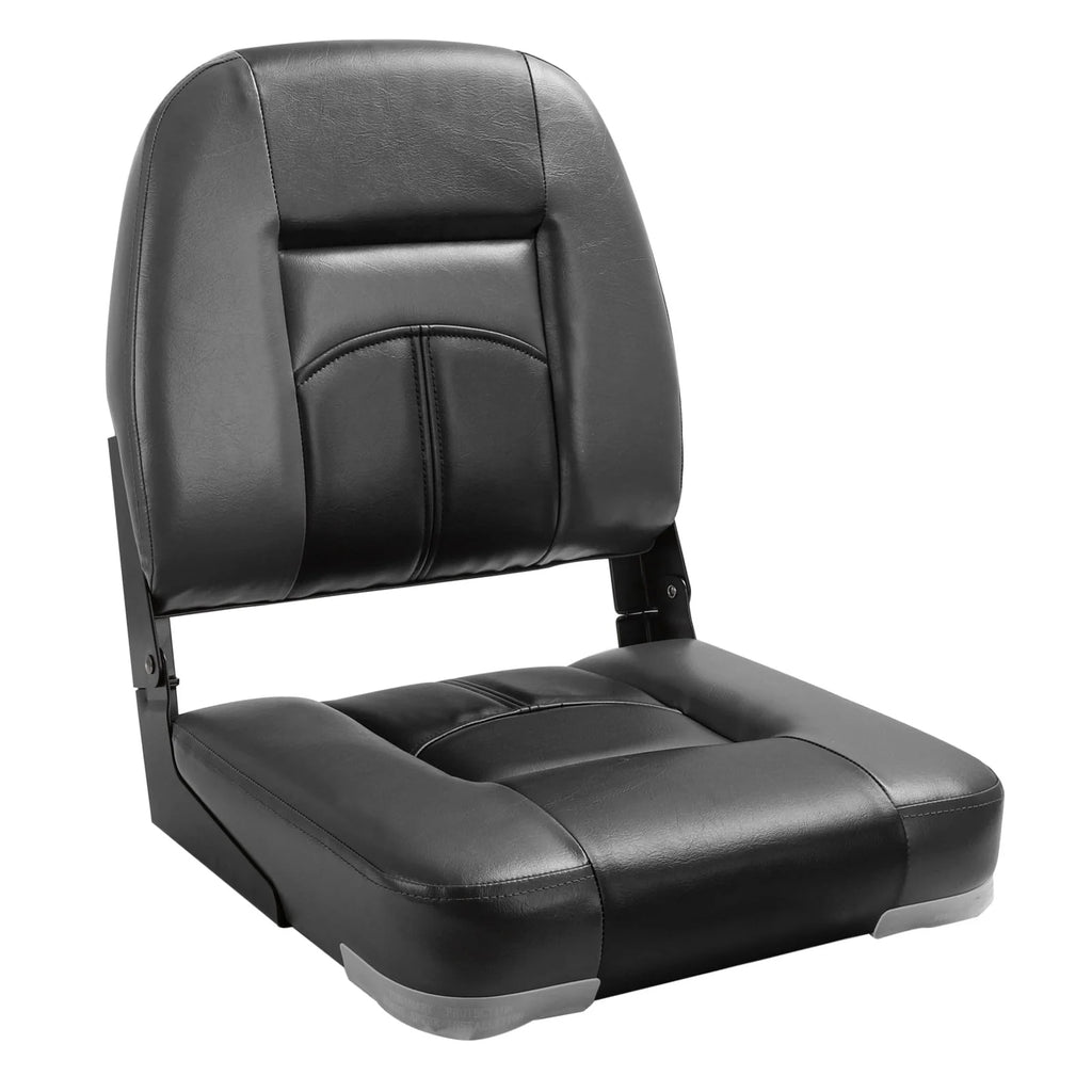 White/Charcoal Low Back Folding Boat Seat, 2 Seats H158632