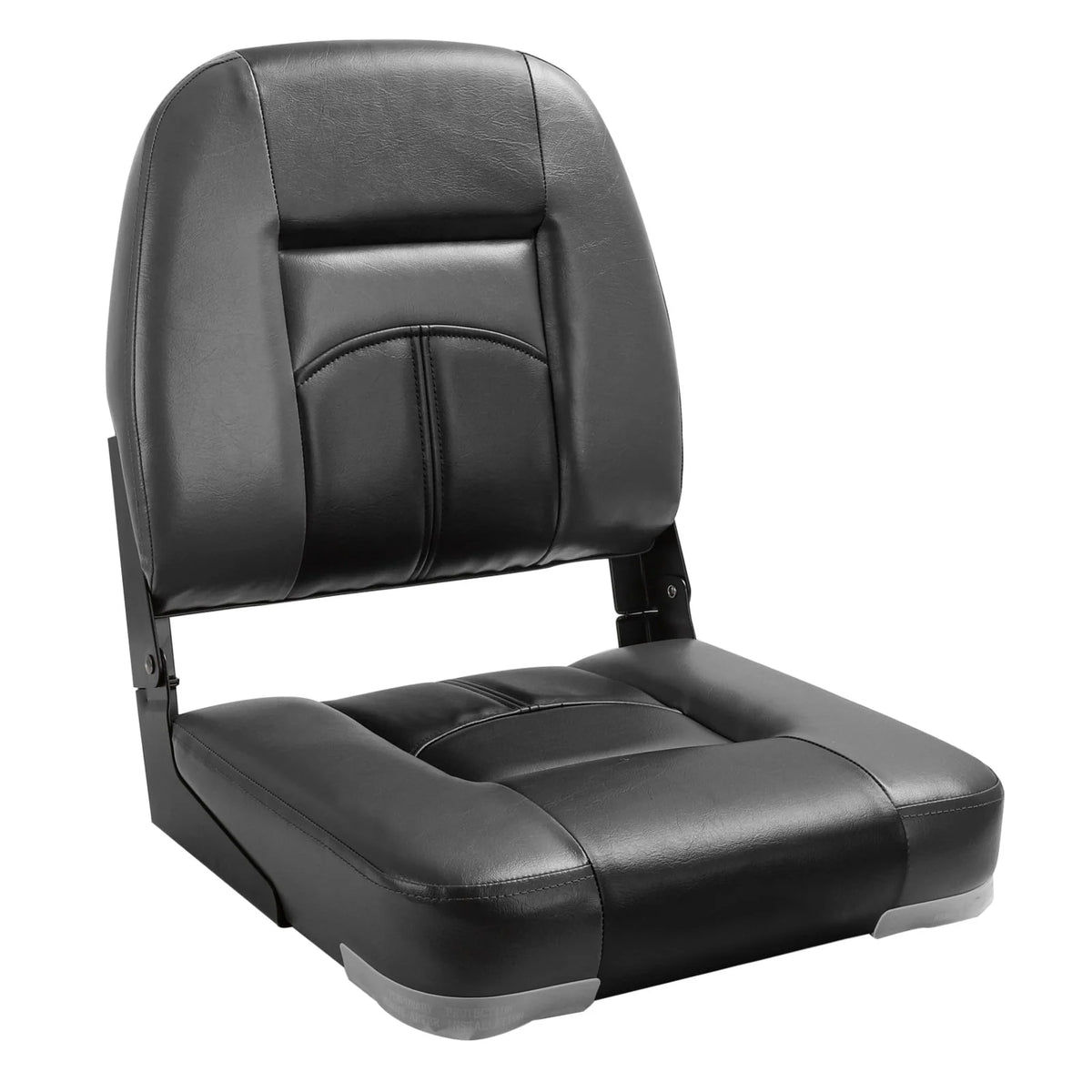 White/Charcoal Low Back Folding Boat Seat, 2 Seats H158632
