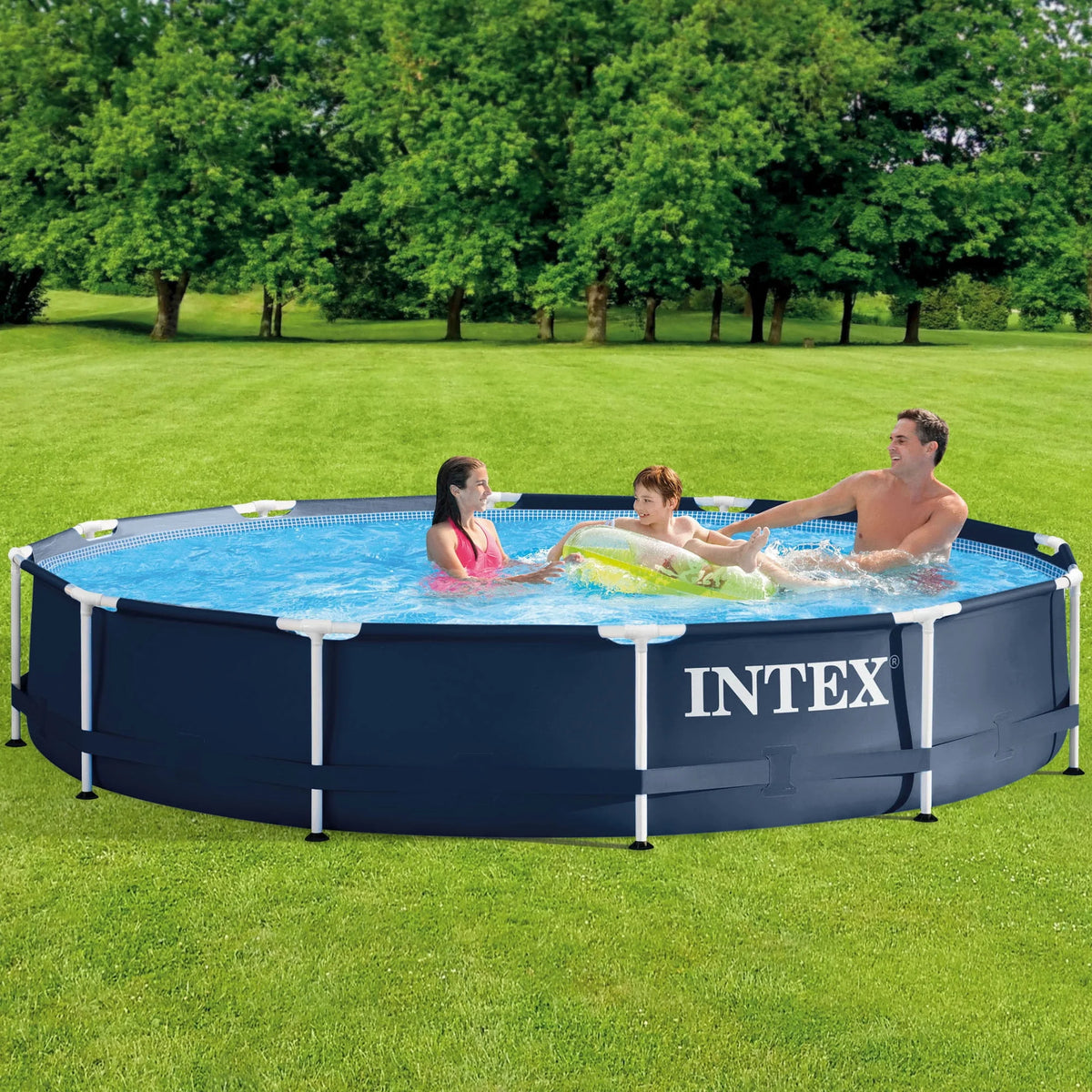 Metal Frame Above Ground Swimming Pool with Pump S2352