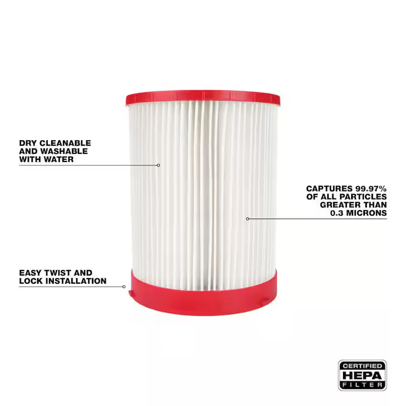 12 Gal. Cordless Wet/Dry Shop Vac Kit with HEPA Filter M556
