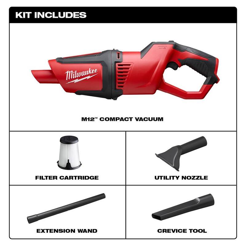 12-Volt Lithium-Ion Brushless Cordless Hammer Drill and Impact Driver Combo Kit with Compact Vacuum B232